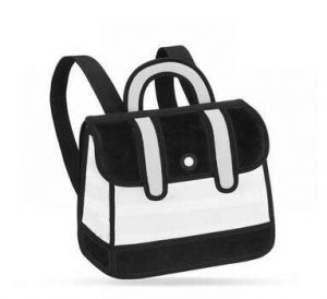 2dbags backpack black on the town