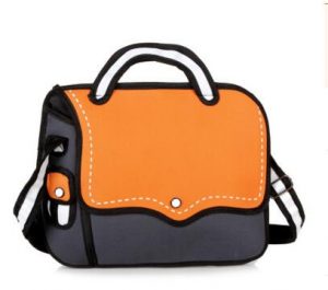 dashing shoulder bag-orange gray