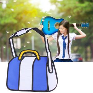 Blue and White 2D BAGS