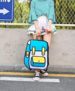 Blue Yellow Backpack