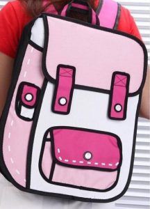 Pink Mini Cartoon Backpack